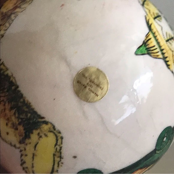 Paper Mache 1979 Memory Balls Christmas Jumbo Ornament By Decorna Inc. - Vintage - Picture 7 of 9